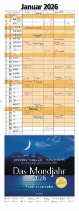 Das Mondjahr 2026 - Familienkalender