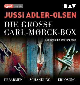 Die große Carl-Mørck-Box 1. Box.1, 3 Audio-CD, 3 MP3