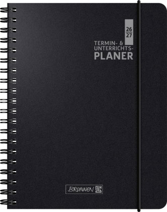 Termin- & Unterrichtsplaner 2026/2027, schwarz