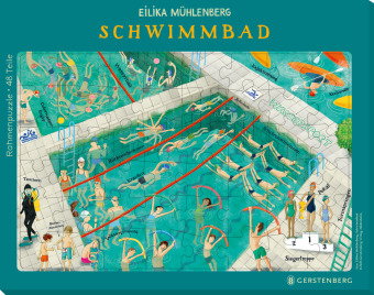 Rahmenpuzzle Schwimmbad