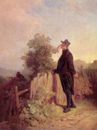 Carl Spitzweg - Keine Rose ohne Dornen - 1.000 Teile (Puzzle)