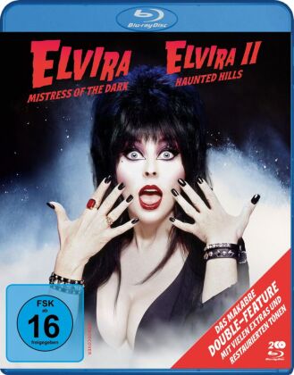 Elvira - Herrscherin der Dunkelheit (inkl. Elvira's Haunted Hills), 2 Blu-ray