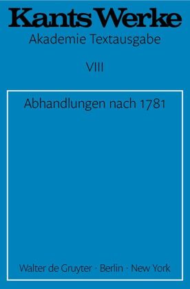 Abhandlungen nach 1781