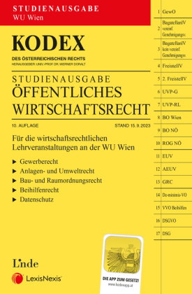 KODEX Öffentliches Wirtschaftsrecht 2023/24 - inkl. App