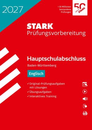 STARK Englisch - Hauptschulabschluss 2027 BW - Prüfungsvorbereitung inkl. Lösungen, m. 1 Buch, m. 1