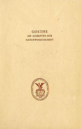 Beiträge zur Optik und Anfänge der Farbenlehre