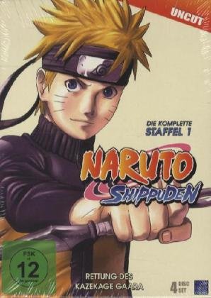 Naruto Shippuden. Staffel.1, 4 DVDs