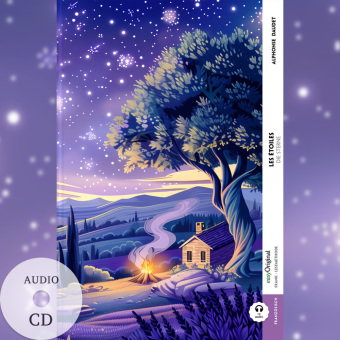 Les étoiles / Die Sterne (Buch + Audio-CD) - Frank-Lesemethode - Kommentierte zweisprachige Ausgabe
