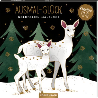 Ausmal-Glück Goldfolien-Malblock