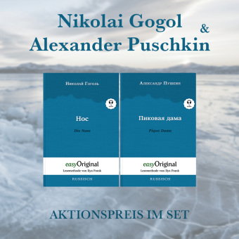 Nikolai Gogol & Alexander Puschkin (Bücher + 2 Audio-CDs) - Lesemethode von Ilya Frank, m. 2 Audio-C