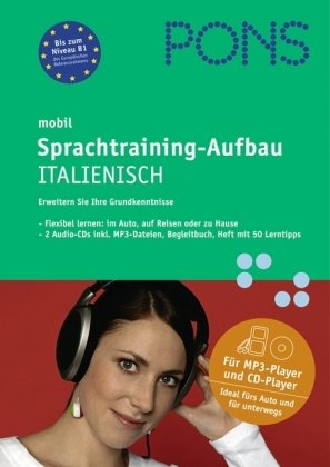PONS mobil Sprachtraining-Aufbau Italienisch, 2 Audio-CDs