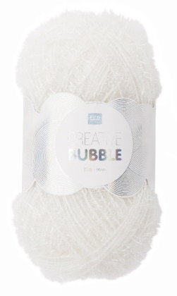 Spülschwammgarn Creative Bubble Weiß