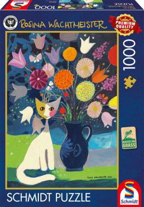 Weiße Katze