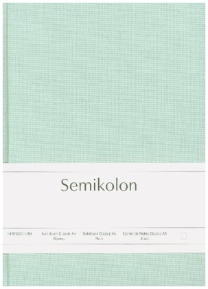 Semikolon Notizbuch Classic A5 blanko moss