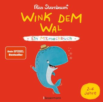 Wink dem Wal - Ein Mitmachbuch zum Schütteln, Schaukeln, Pusten, Klopfen und sehen, was dann passier