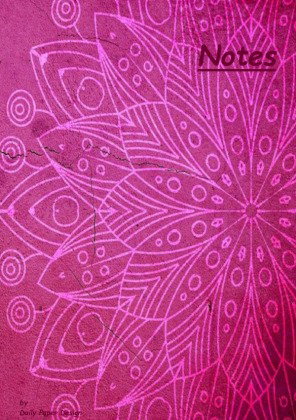 Notizbuch A5 liniert [Mandala] Softcover von Daily Paper Design | 80 Seiten | als Tagebuch, Bullet J