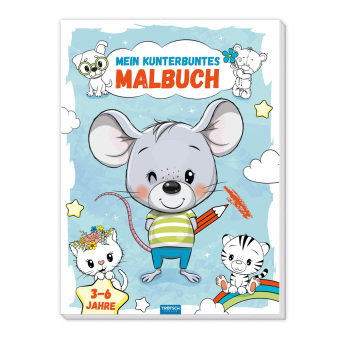 TRÖTSCH - Malbuch Mein kunterbuntes Ausmalbuch| Ab 3 Jahren