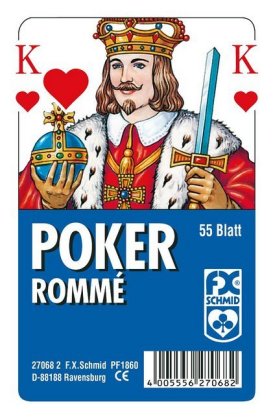 Poker/Rommé - Kartenspiel ab 8 Jahre