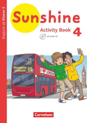 Sunshine - Englisch ab Klasse 3 - Allgemeine Ausgabe 2020 - 4. Schuljahr Activity Book - Mit Audio-C