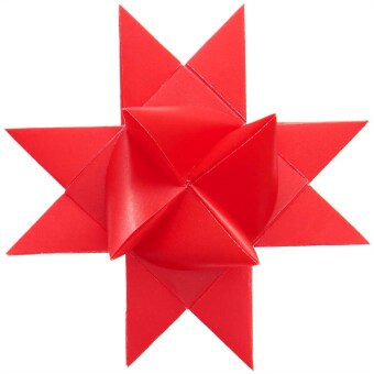 Fröbelsterne, Transparentpapier, rot FSC MIX