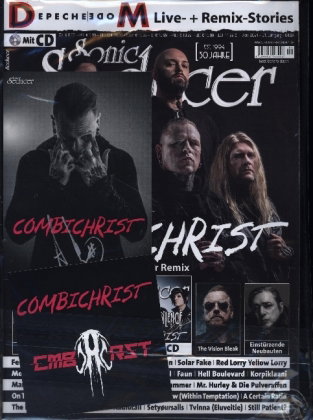 Sonic Seducer 04/2024 + Combichrist CMBCRST-Bundle: Titel Story + signierte Fotokarte + XL Poster +