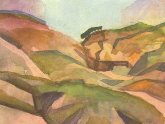 August Macke - Schlucht - 500 Teile (Puzzle)