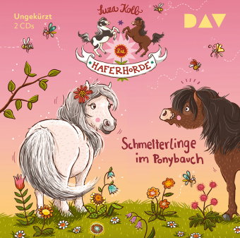 Die Haferhorde - Schmetterlinge im Ponybauch, 2 Audio-CD
