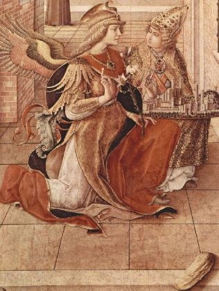 Carlo Crivelli - Maria Verkündigung mit dem Emygdius von Ascoli Piceno, Detail - 1.000 Teile (Puzzle