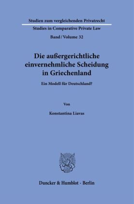 Die außergerichtliche einvernehmliche Scheidung in Griechenland