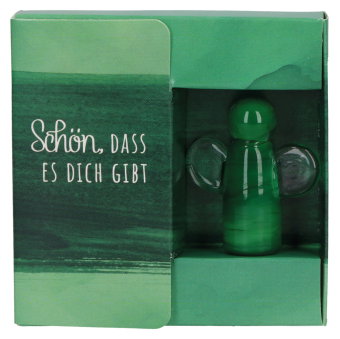 Engelfigur aus Glas - Schön, dass es dich gibt