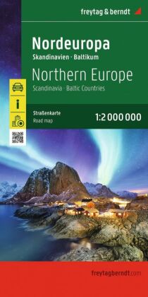 freytag & berndt Straßenkarte Nordeuropa 1:2 Mio.