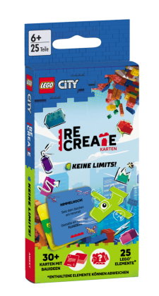 LEGO® City - ReCreate Karten - Keine Limits!, m. 1 Beilage
