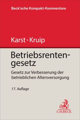Betriebsrentengesetz. BetrAVG
