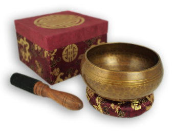 Klangschale antik in Box