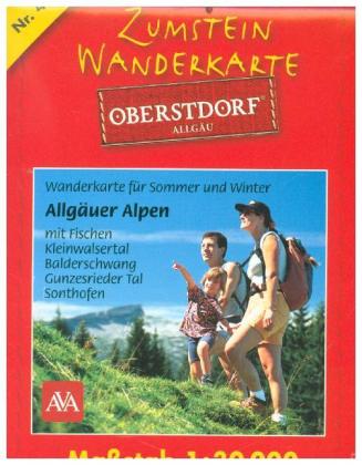 Zumstein Wanderkarte Oberstdorf