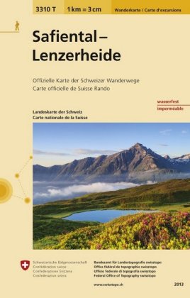 3310T Safiental - Lenzerheide Wanderkarte