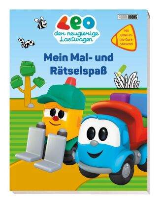 Leo der Lastwagen: Mein Mal- und Rätselspaß! - Mit Glow-in-the-Dark-Stickern!