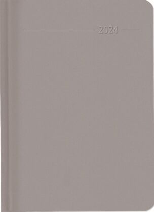 Wochenplaner XL Sydney Silver 2024 - Büro-Kalender A5 - Cheftimer 17x24 cm - 1 Woche 2 Seiten - 144