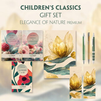 Children's Classics Books-Set (with audio-online) Readable Classics Geschenkset + Eleganz der Natur