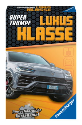 Ravensburger Kartenspiel, Supertrumpf Luxus Klasse 20685, Quartett und Trumpf-Spiel für Technik-Fans