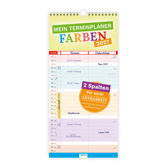 TRÖTSCH - Mein Terminplaner Farben 2027