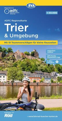 BVA ADFC Regionalkarte Trier und Umgebung 1:50.000