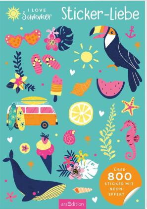 I Love Summer - Sticker-Liebe