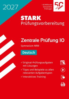 STARK Deutsch 10. Klasse - Zentrale Prüfung (ZP10) Gymnasium 2027 NRW - Prüfungsvorbereitung, m. 1 B