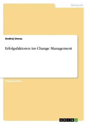 Erfolgsfaktoren im Change Management