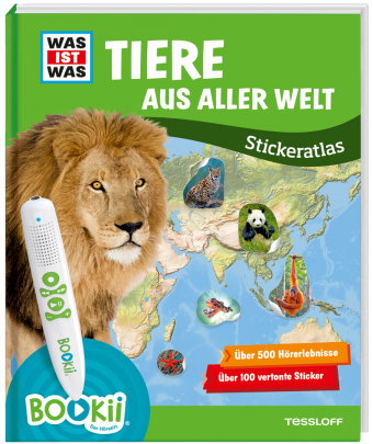 Was ist was Stickeratlas: Tiere aus aller Welt