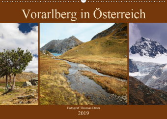 Vorarlberg in Österreich (Wandkalender 2019 DIN A2 quer)