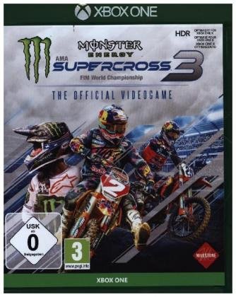 Monster Energy Supercross - The Official Videogame 3, 1 Xbox One-Blu-ray Disc