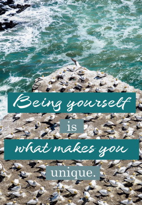 Erwachsenenpuzzle 99 Teile - Beeing yourself is what makes you unique