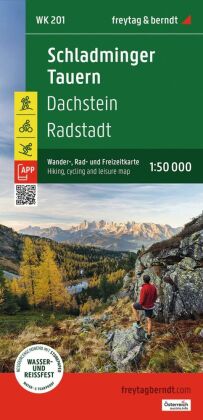 freytag & berndt Wanderkarte WK 201 Schladminger Tauern, Dachstein - Radstadt 1:50.000